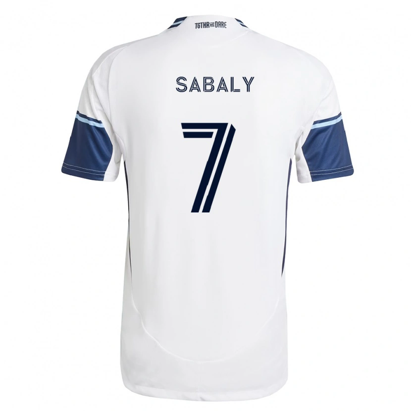 Danxen Kinderen Cheikh Sabaly #7 Wit Koninklijk Blauw Thuisshirt Thuistenue 2026/27 T-Shirt