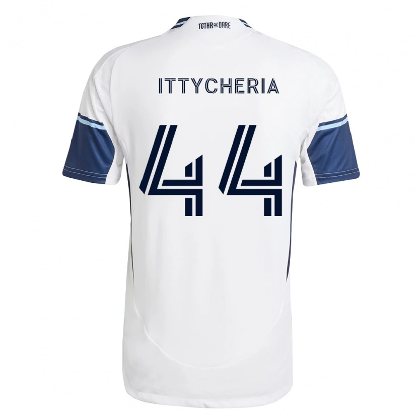 Danxen Kinderen Daniel Ittycheria #44 Wit Koninklijk Blauw Thuisshirt Thuistenue 2026/27 T-Shirt