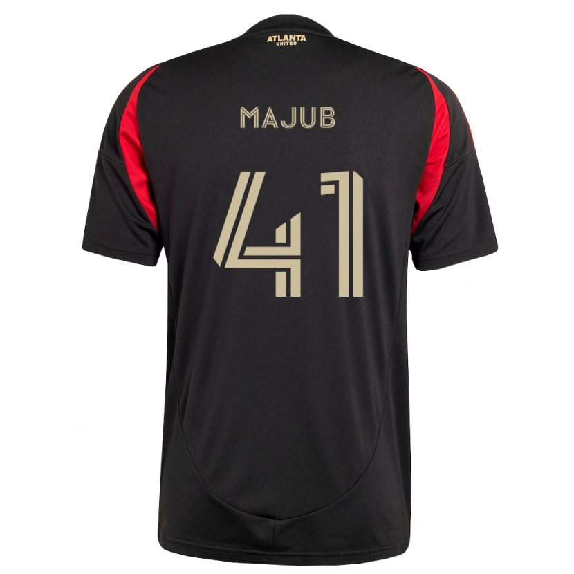 Danxen Kinderen Toto Majub #41 Zwart Rood Thuisshirt Thuistenue 2026/27 T-Shirt