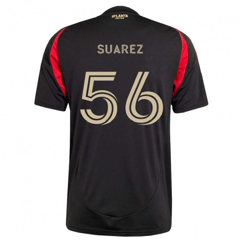 Danxen Kinderen Ignacio Suarez #56 Zwart Rood Thuisshirt Thuistenue 2026/27 T-Shirt