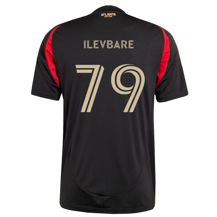 Danxen Kinderen David Ilevbare #79 Zwart Rood Thuisshirt Thuistenue 2026/27 T-Shirt