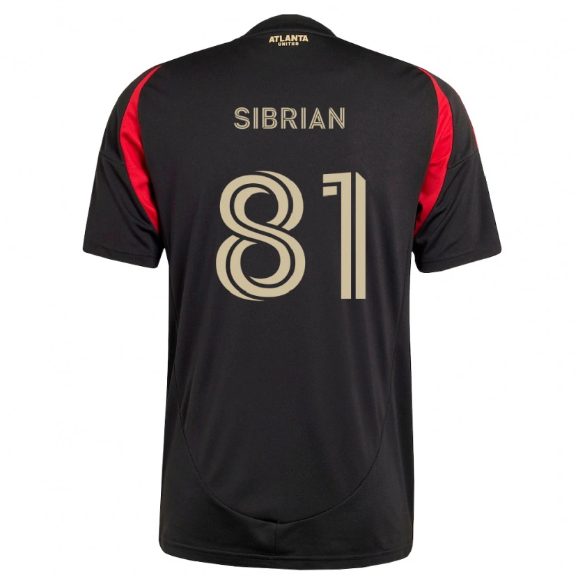 Danxen Kinderen David Sibrian #81 Zwart Rood Thuisshirt Thuistenue 2026/27 T-Shirt