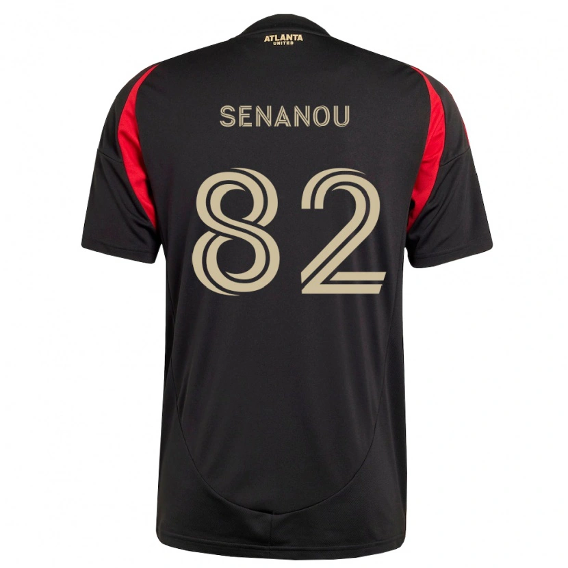Danxen Kinderen Matthew Senanou #82 Zwart Rood Thuisshirt Thuistenue 2026/27 T-Shirt