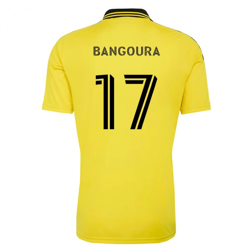 Danxen Kinderen Sekou Bangoura #17 Geel Zwart Thuisshirt Thuistenue 2026/27 T-Shirt