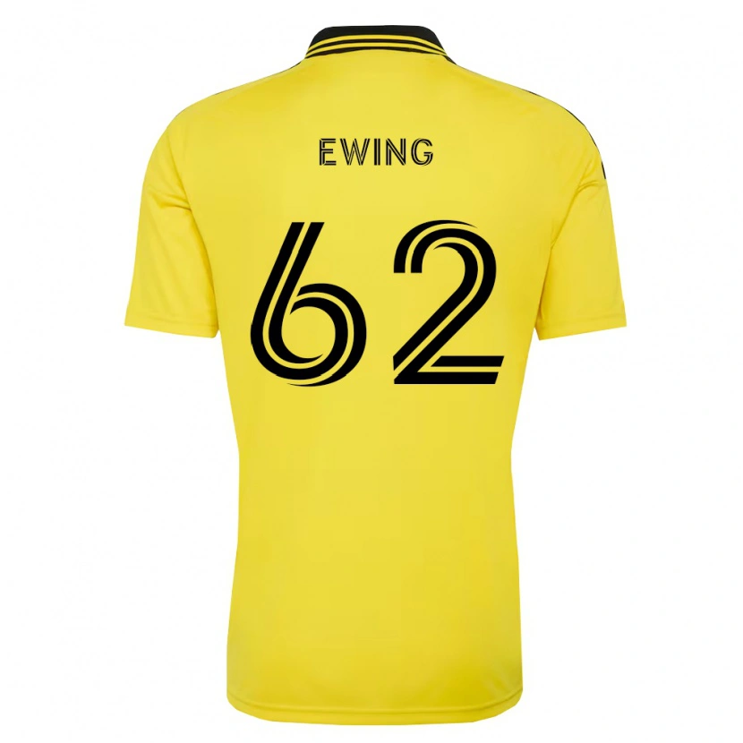 Danxen Kinderen Immanuel Ewing #62 Geel Zwart Thuisshirt Thuistenue 2026/27 T-Shirt