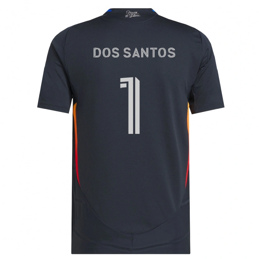 Danxen Kinderen Cj Dos Santos #1 Donkergrijs Rood Thuisshirt Thuistenue 2026/27 T-Shirt