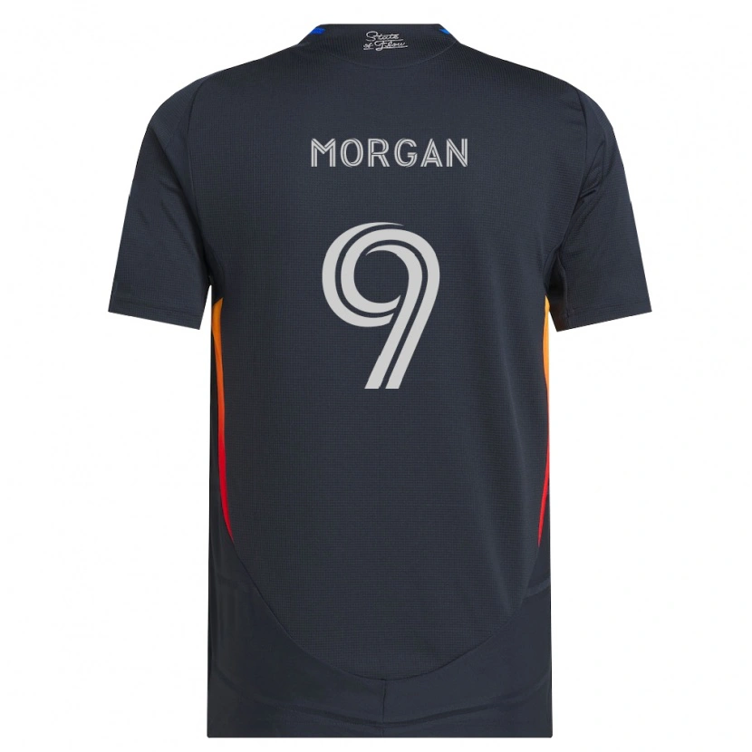 Danxen Kinderen Lewis Morgan #9 Donkergrijs Rood Thuisshirt Thuistenue 2026/27 T-Shirt