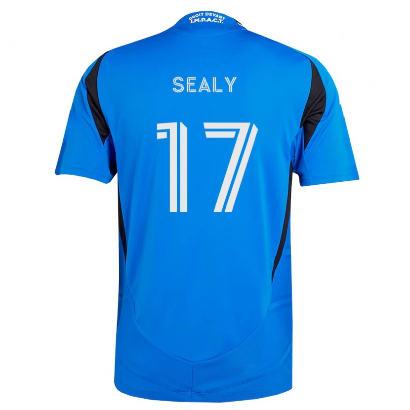 Danxen Kinderen Dante Sealy #17 Blauw Wit Zwart Thuisshirt Thuistenue 2026/27 T-Shirt