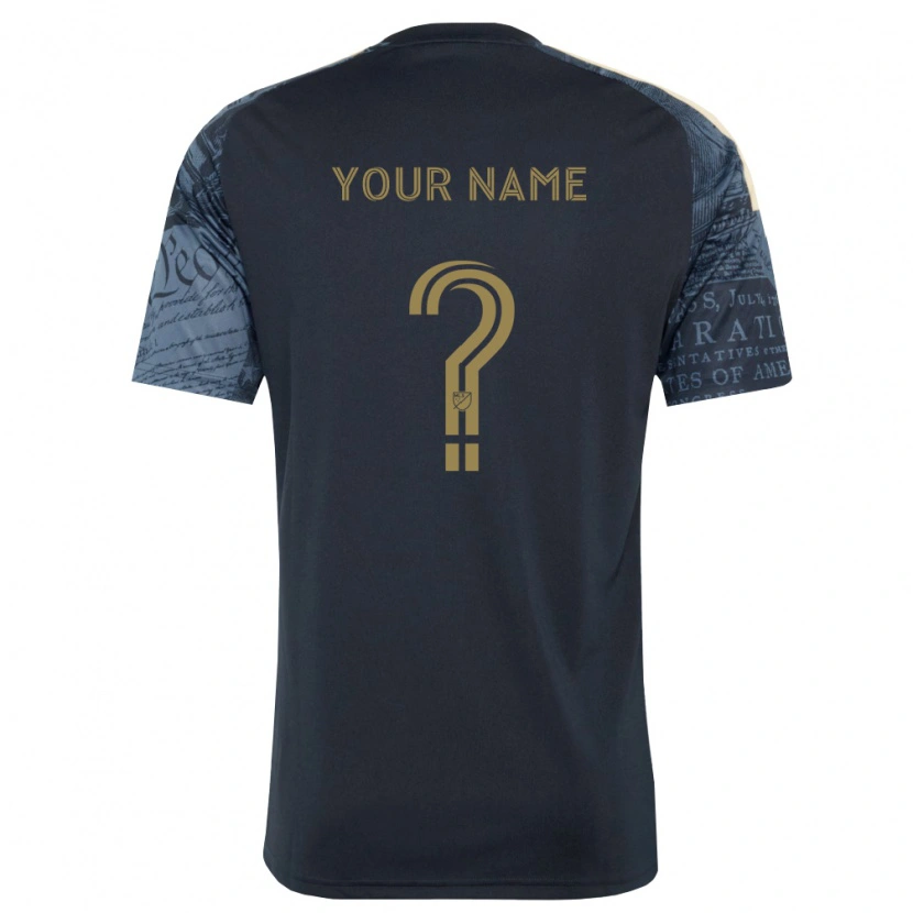 Danxen Kinderen Uw Naam #0 Marineblauw Bruin Thuisshirt Thuistenue 2026/27 T-Shirt