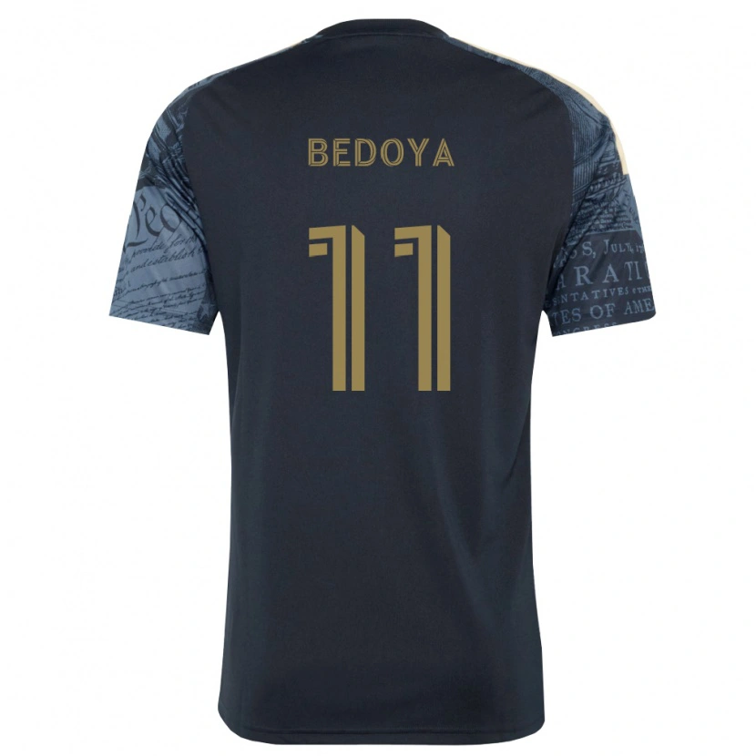Danxen Kinderen Alejandro Bedoya #11 Marineblauw Bruin Thuisshirt Thuistenue 2026/27 T-Shirt
