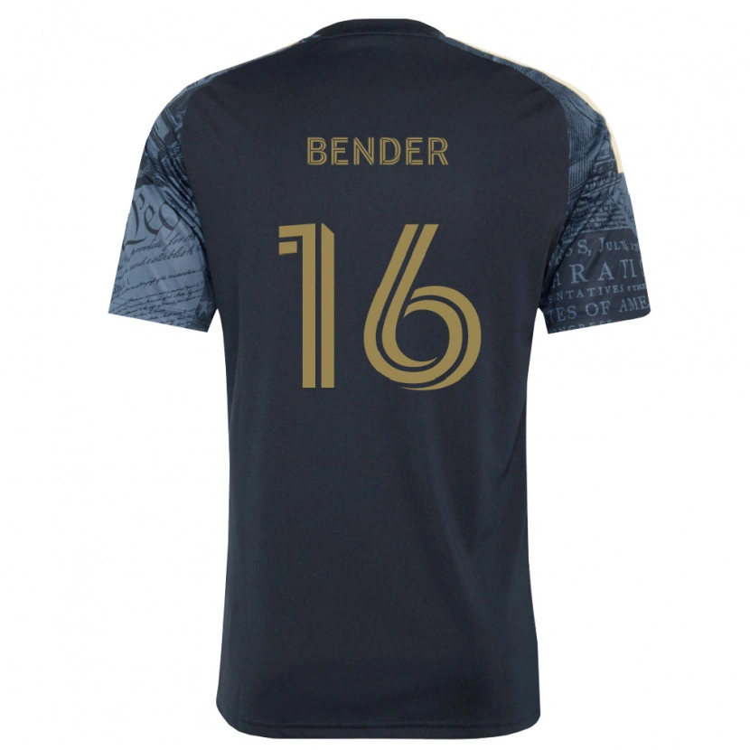 Danxen Kinderen Ben Bender #16 Marineblauw Bruin Thuisshirt Thuistenue 2026/27 T-Shirt