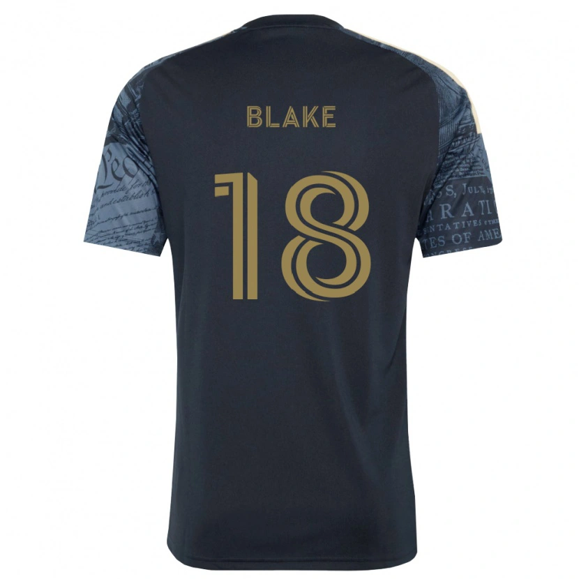 Danxen Kinderen Andre Blake #18 Marineblauw Bruin Thuisshirt Thuistenue 2026/27 T-Shirt