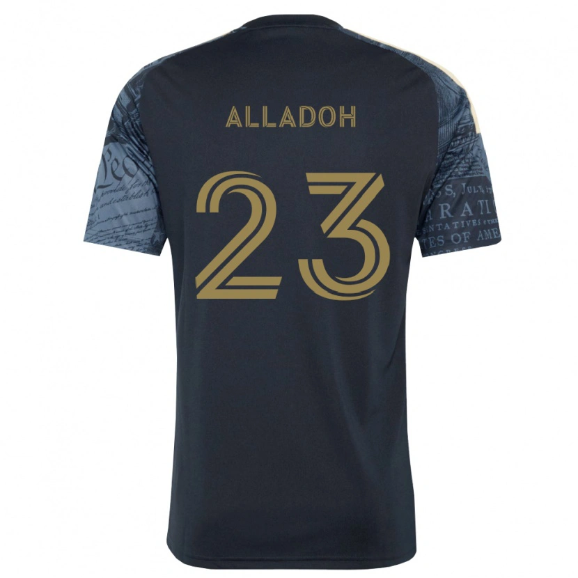 Danxen Kinderen Ezekiel Alladoh #23 Marineblauw Bruin Thuisshirt Thuistenue 2026/27 T-Shirt