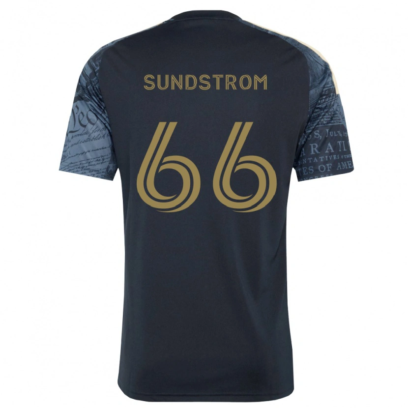 Danxen Kinderen Finn Sundstrom #66 Marineblauw Bruin Thuisshirt Thuistenue 2026/27 T-Shirt