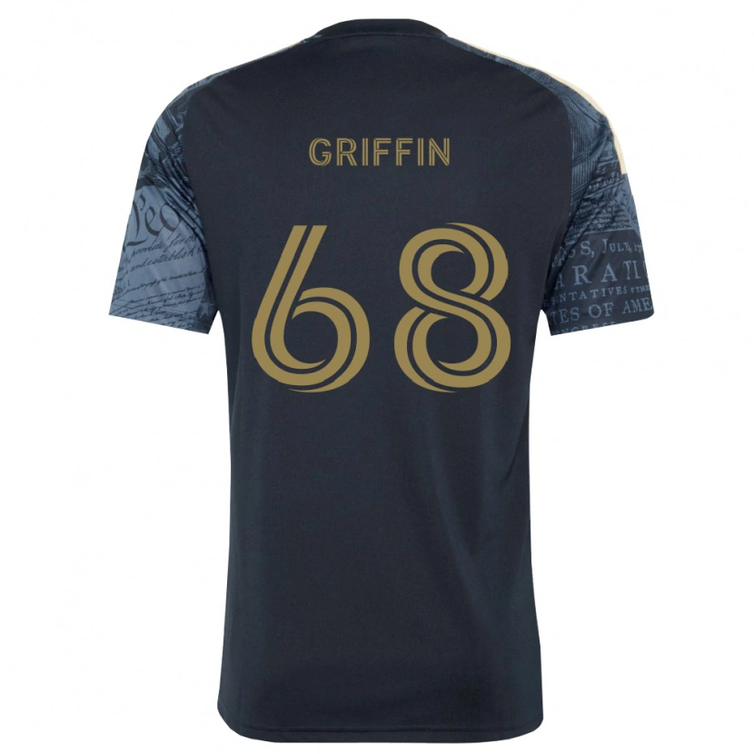 Danxen Kinderen Jordan Griffin #68 Marineblauw Bruin Thuisshirt Thuistenue 2026/27 T-Shirt