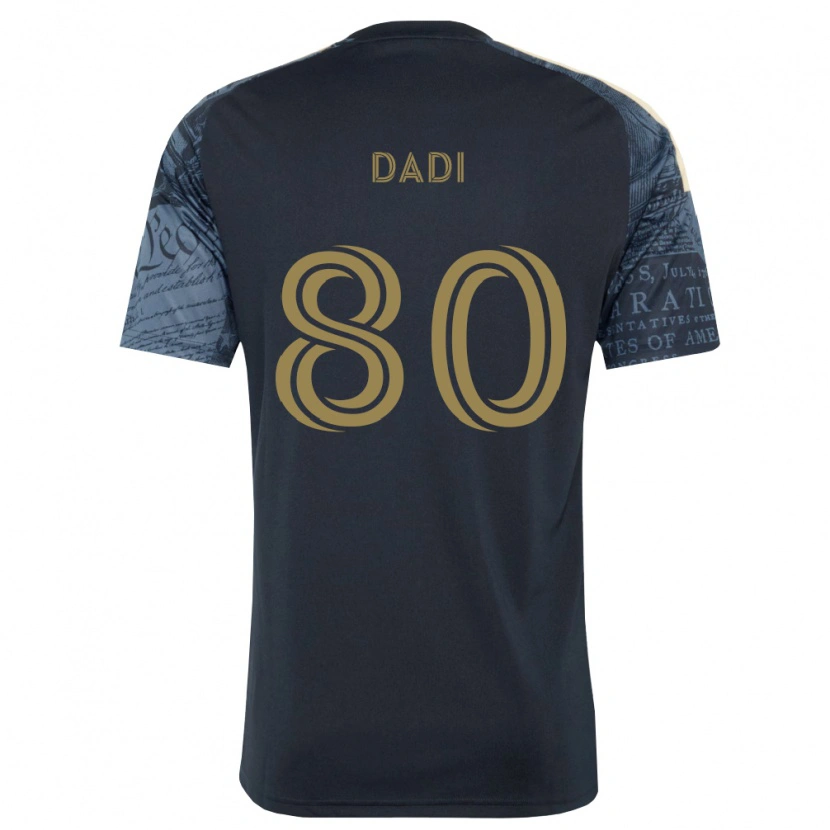 Danxen Kinderen Paco Dadi #80 Marineblauw Bruin Thuisshirt Thuistenue 2026/27 T-Shirt