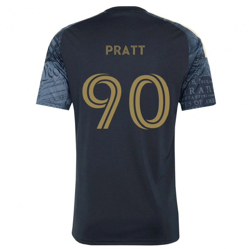 Danxen Kinderen Oliver Pratt #90 Marineblauw Bruin Thuisshirt Thuistenue 2026/27 T-Shirt