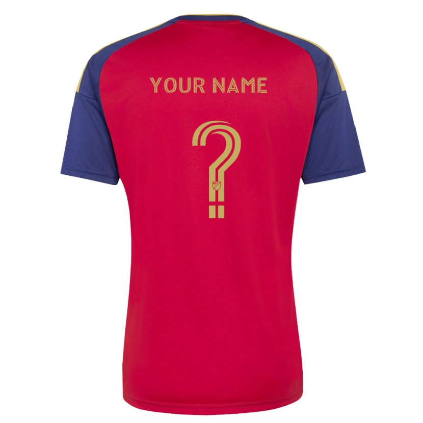 Danxen Kinderen Uw Naam #0 Koninklijk Blauw Bruin Rood Thuisshirt Thuistenue 2026/27 T-Shirt