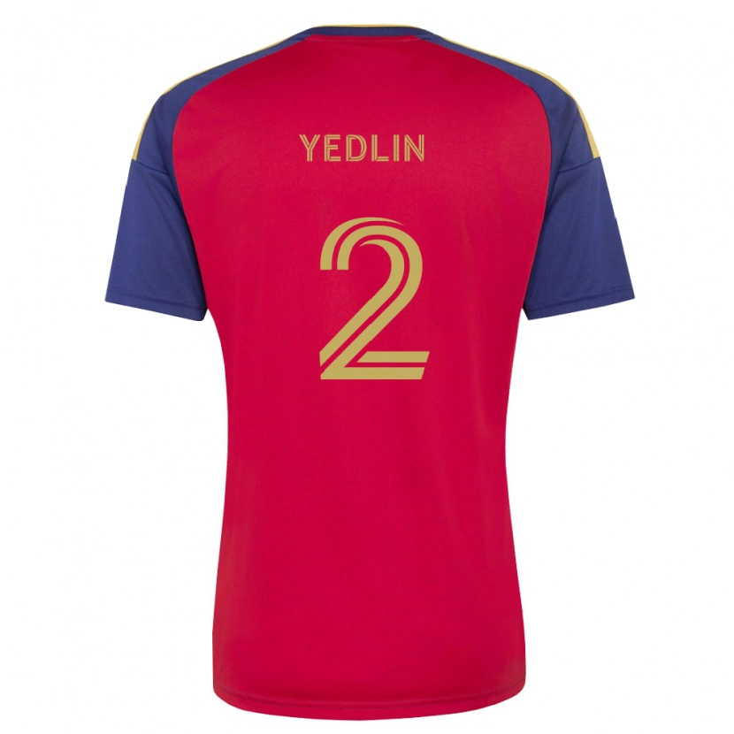 Danxen Kinderen Deandre Yedlin #2 Koninklijk Blauw Bruin Rood Thuisshirt Thuistenue 2026/27 T-Shirt