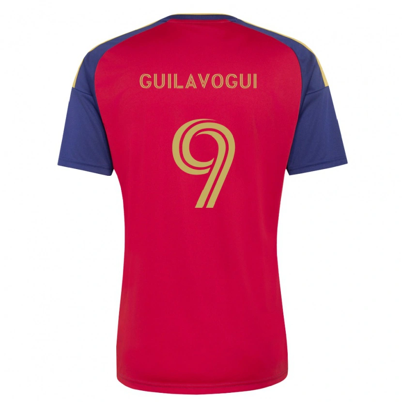 Danxen Kinderen Morgan Guilavogui #9 Koninklijk Blauw Bruin Rood Thuisshirt Thuistenue 2026/27 T-Shirt