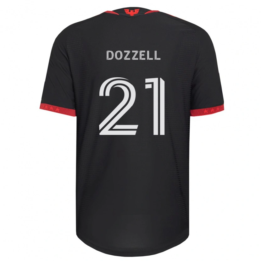 Danxen Kinderen Andre Dozzell #21 Zwart Wit Rood Thuisshirt Thuistenue 2026/27 T-Shirt