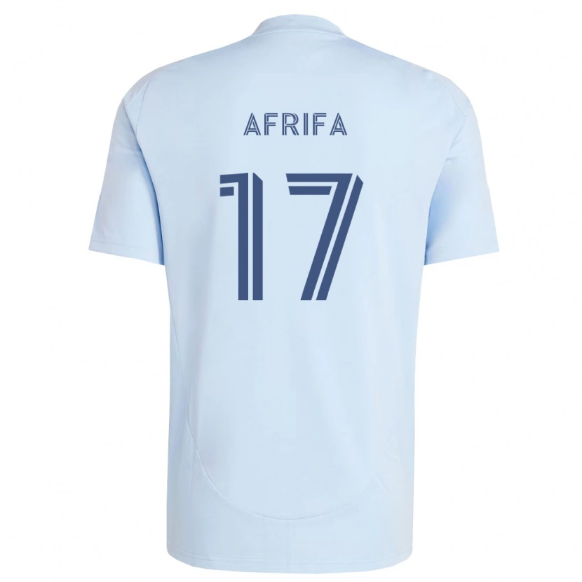 Danxen Kinderen Stephen Afrifa #17 Lichtblauw Lichtgrijs Thuisshirt Thuistenue 2026/27 T-Shirt