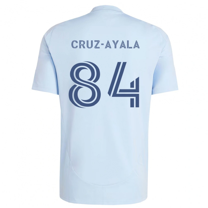 Danxen Kinderen Luis Cruz-Ayala #84 Lichtblauw Lichtgrijs Thuisshirt Thuistenue 2026/27 T-Shirt