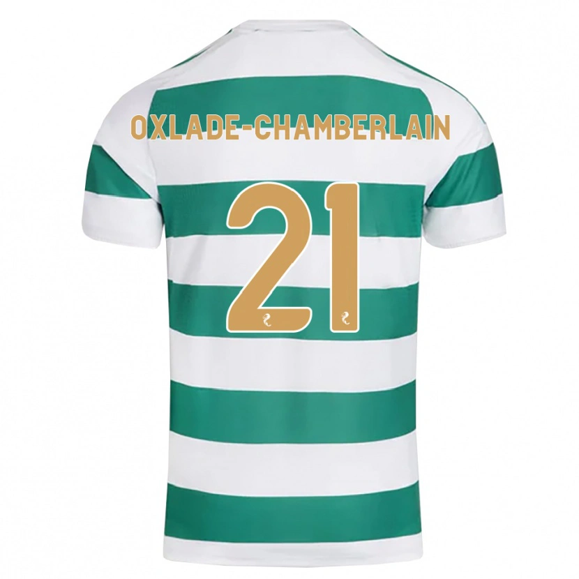 Danxen Kinderen Alex Oxlade-Chamberlain #21 Donkercyaan Wit Thuisshirt Thuistenue 2026/27 T-Shirt