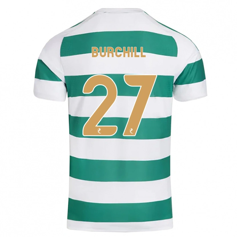 Danxen Kinderen Tiree Burchill #27 Donkercyaan Wit Thuisshirt Thuistenue 2026/27 T-Shirt