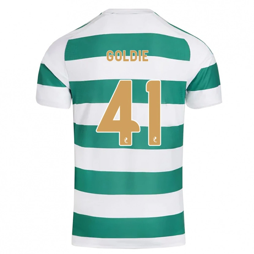 Danxen Kinderen Clare Goldie #41 Donkercyaan Wit Thuisshirt Thuistenue 2026/27 T-Shirt