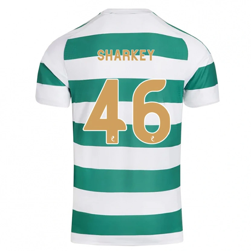 Danxen Kinderen Amy Sharkey #46 Donkercyaan Wit Thuisshirt Thuistenue 2026/27 T-Shirt