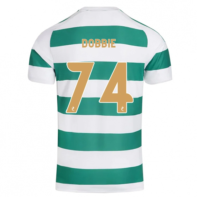 Danxen Kinderen Lewis Dobbie #74 Donkercyaan Wit Thuisshirt Thuistenue 2026/27 T-Shirt