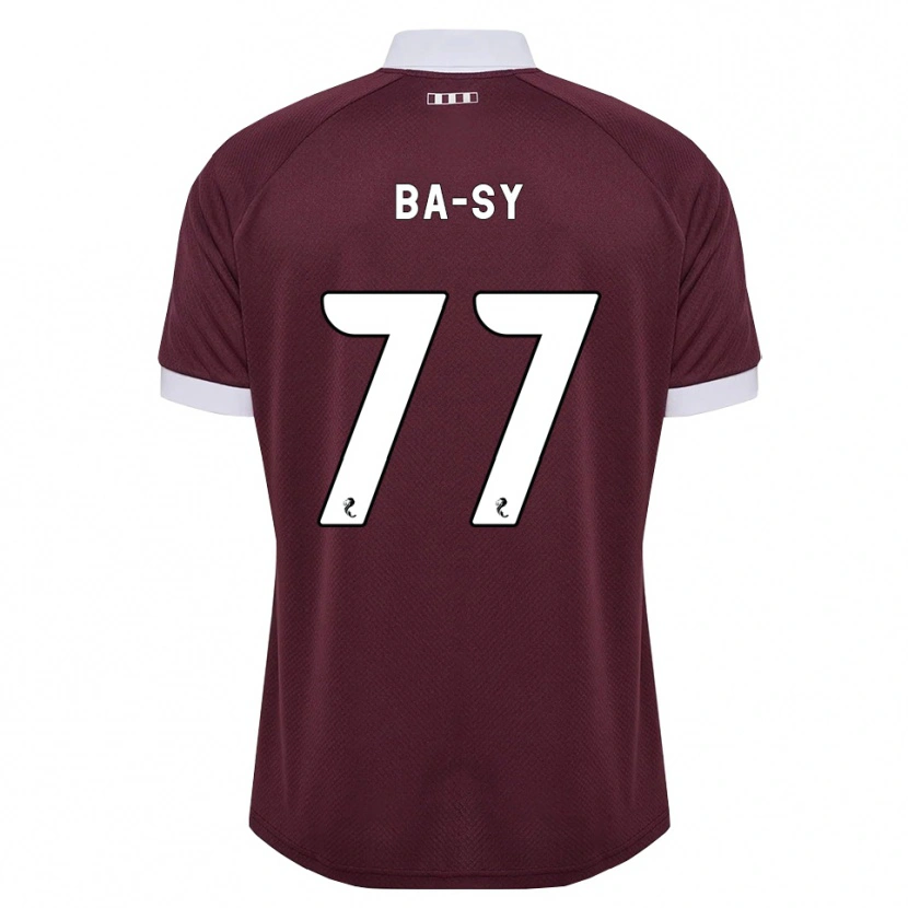 Danxen Kinderen Amadou Ba-Sy #77 Bordeauxrood Wit Thuisshirt Thuistenue 2026/27 T-Shirt