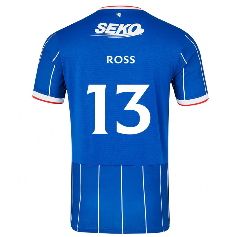 Danxen Kinderen Jane Ross #13 Rood Blauw Wit Thuisshirt Thuistenue 2026/27 T-Shirt