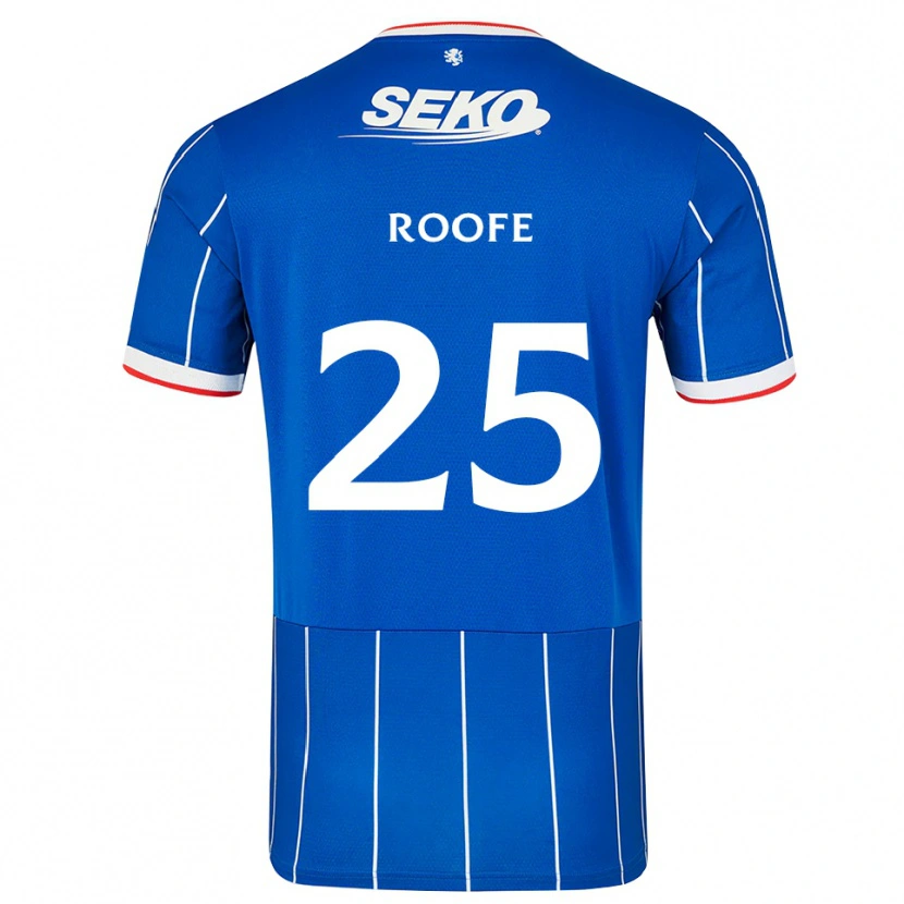 Danxen Kinderen Kemar Roofe #25 Rood Blauw Wit Thuisshirt Thuistenue 2026/27 T-Shirt