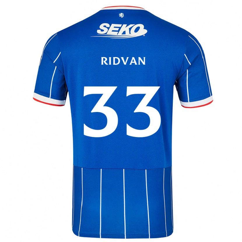 Danxen Kinderen Rıdvan Yılmaz #33 Rood Blauw Wit Thuisshirt Thuistenue 2026/27 T-Shirt