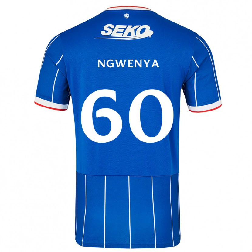 Danxen Kinderen Corey Ngwenya #60 Rood Blauw Wit Thuisshirt Thuistenue 2026/27 T-Shirt