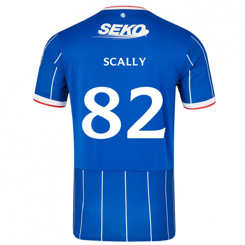 Danxen Kinderen Ashton Scally #82 Rood Blauw Wit Thuisshirt Thuistenue 2026/27 T-Shirt