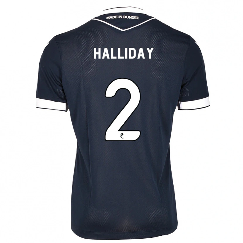 Danxen Kinderen Brad Halliday #2 Midnightblue Wit Thuisshirt Thuistenue 2026/27 T-Shirt