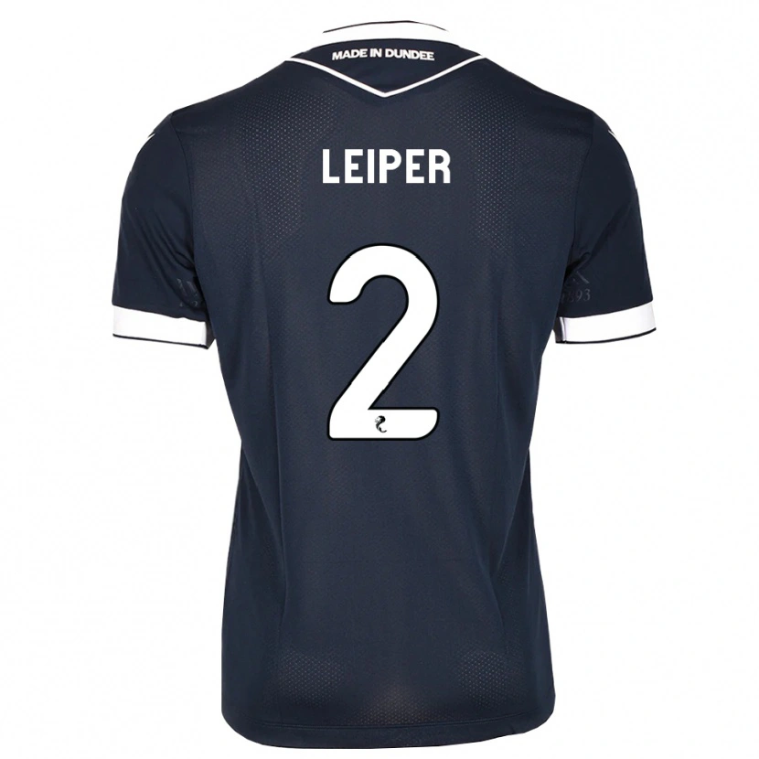 Danxen Kinderen Ashton Leiper #2 Midnightblue Wit Thuisshirt Thuistenue 2026/27 T-Shirt