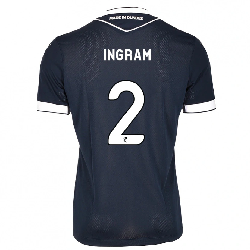 Danxen Kinderen Ethan Ingram #2 Midnightblue Wit Thuisshirt Thuistenue 2026/27 T-Shirt