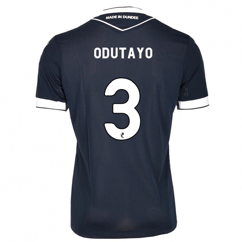 Danxen Kinderen Idris Odutayo #3 Midnightblue Wit Thuisshirt Thuistenue 2026/27 T-Shirt