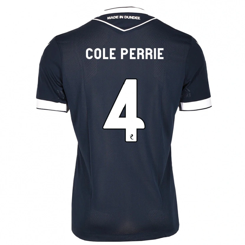 Danxen Kinderen Cole Perrie #4 Midnightblue Wit Thuisshirt Thuistenue 2026/27 T-Shirt