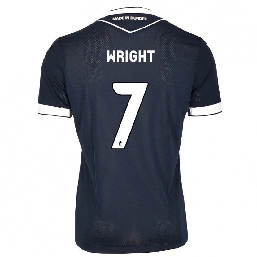 Danxen Kinderen Drey Wright #7 Midnightblue Wit Thuisshirt Thuistenue 2026/27 T-Shirt