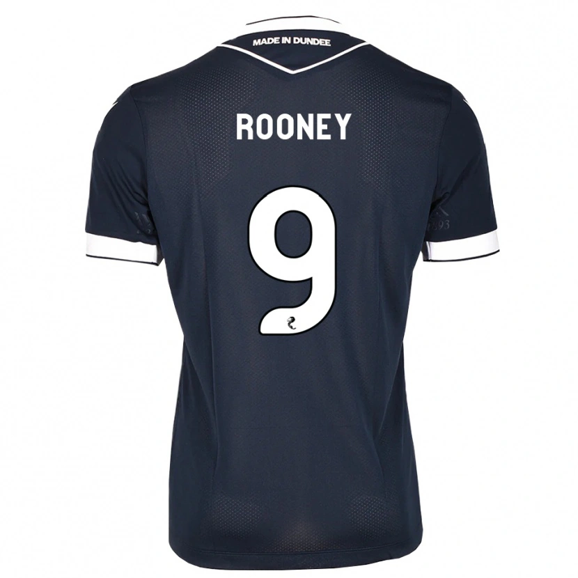 Danxen Kinderen Chris Rooney #9 Midnightblue Wit Thuisshirt Thuistenue 2026/27 T-Shirt