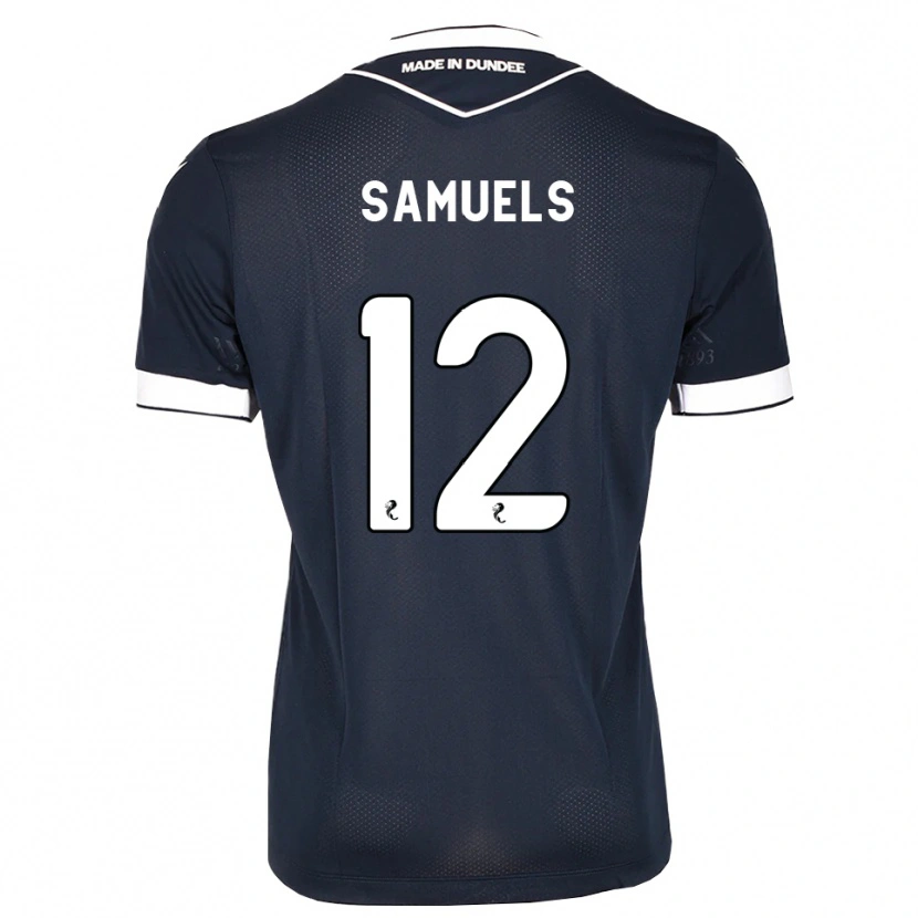 Danxen Kinderen Imari Samuels #12 Midnightblue Wit Thuisshirt Thuistenue 2026/27 T-Shirt