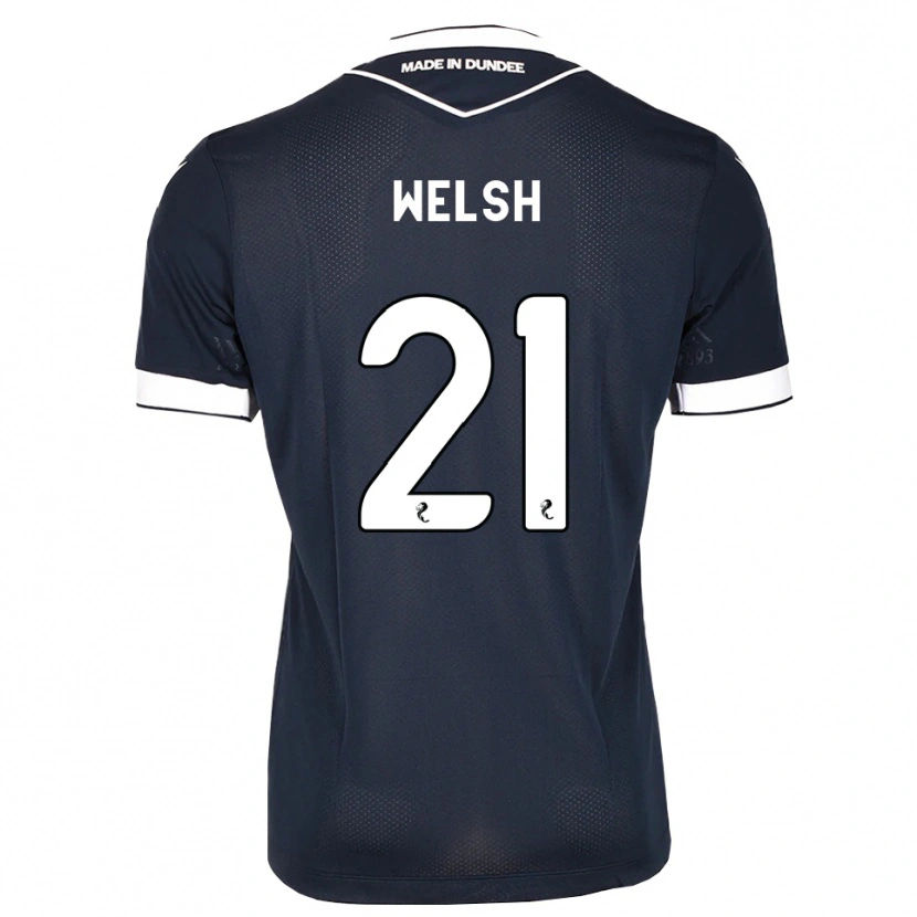 Danxen Kinderen Tom Welsh #21 Midnightblue Wit Thuisshirt Thuistenue 2026/27 T-Shirt