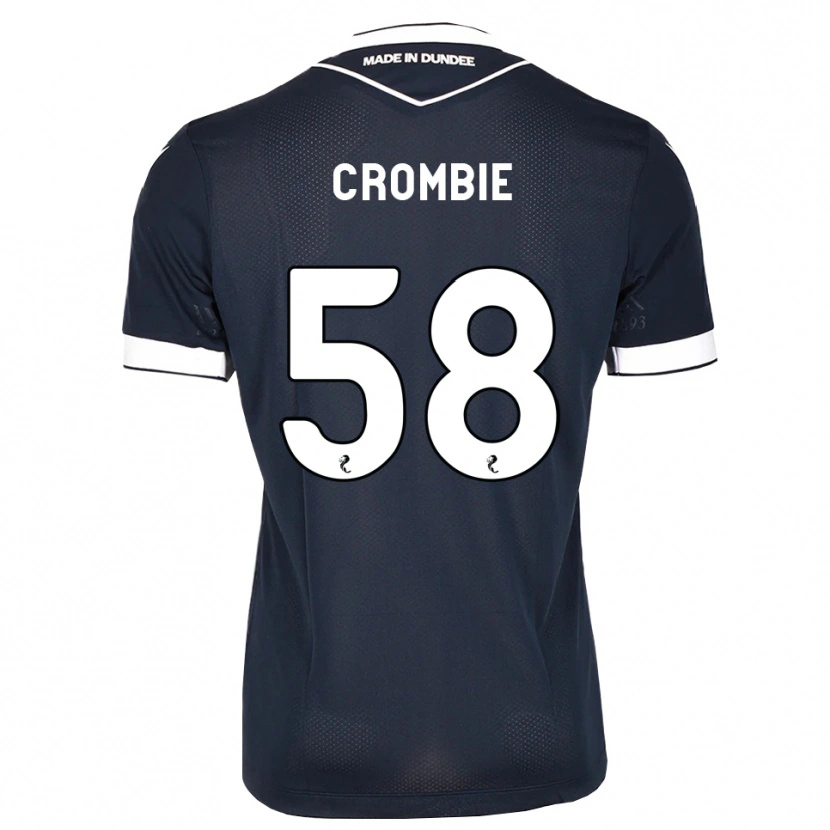 Danxen Kinderen Ethan Crombie #58 Midnightblue Wit Thuisshirt Thuistenue 2026/27 T-Shirt