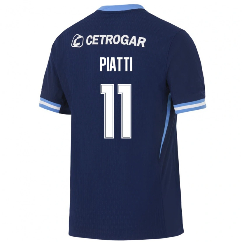 Danxen Kinderen Ignacio Piatti #11 Koninklijk Blauw Lichtblauw Wit Uitshirt Uittenue 2026/27 T-Shirt