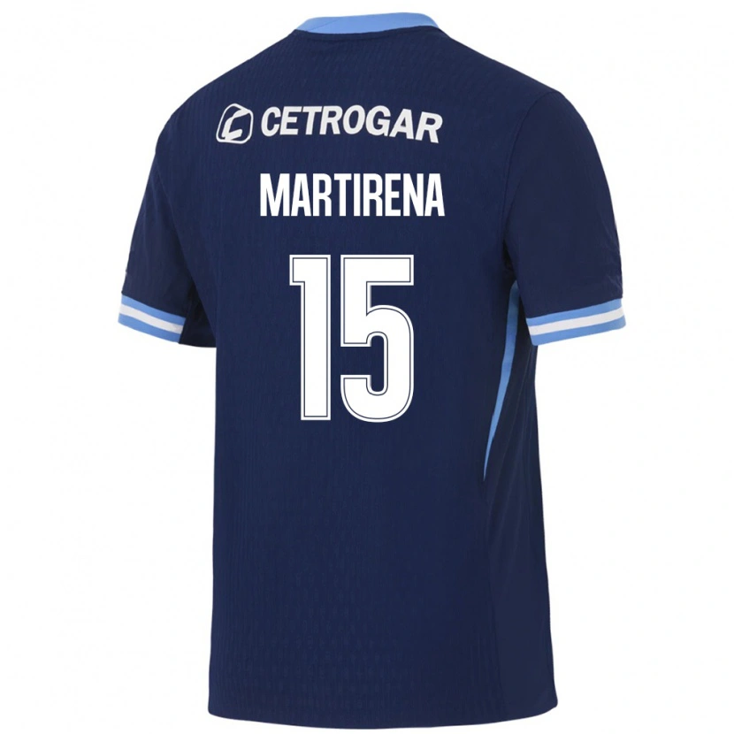 Danxen Kinderen Gastón Martirena #15 Koninklijk Blauw Lichtblauw Wit Uitshirt Uittenue 2026/27 T-Shirt